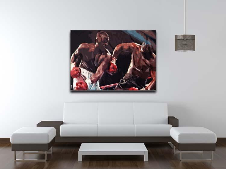 Buster Douglas v Mike Tyson Canvas Print or Poster