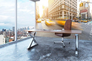 Busy road intersection in Manhattan Wall Mural Wallpaper - Canvas Art Rocks - 3