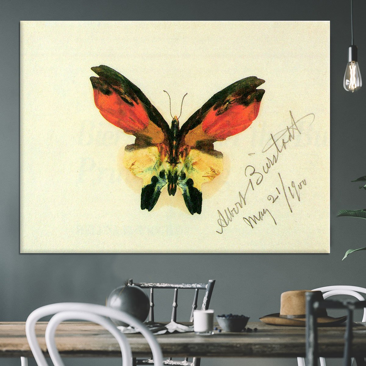 Butterfly 2 by Bierstadt Canvas Print or Poster
