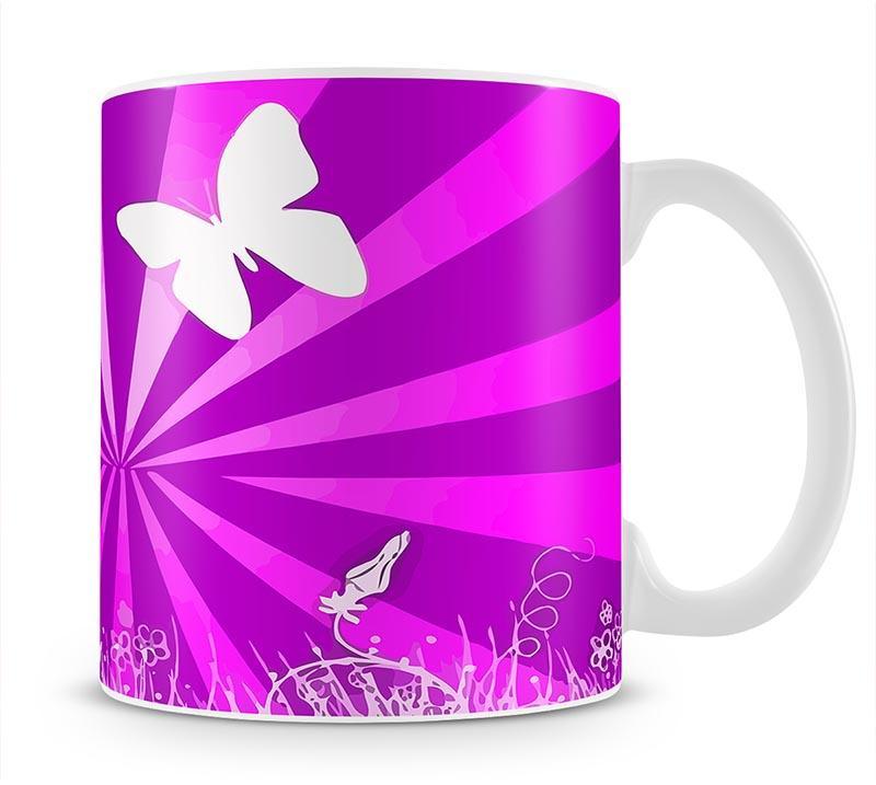 Butterfly Abstract Mug - Canvas Art Rocks - 1