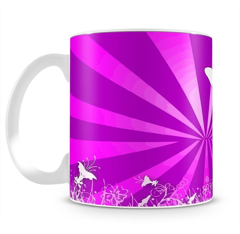 Butterfly Abstract Mug - Canvas Art Rocks - 2