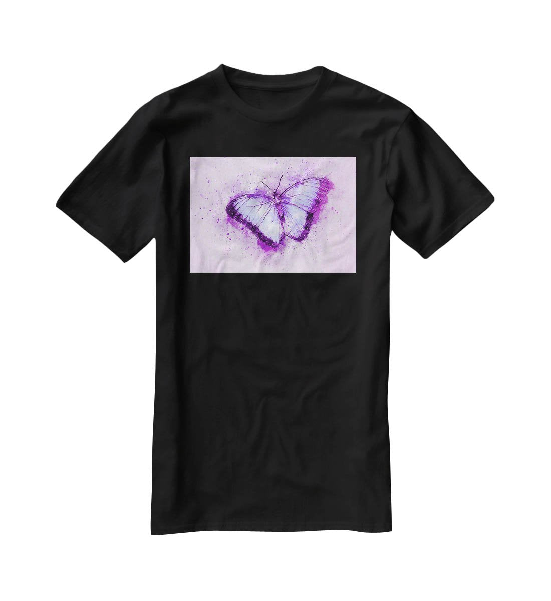 Butterfly Painting T-Shirt - Canvas Art Rocks - 1