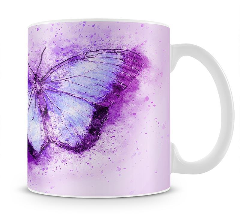 Butterfly Painting Mug - Canvas Art Rocks - 1