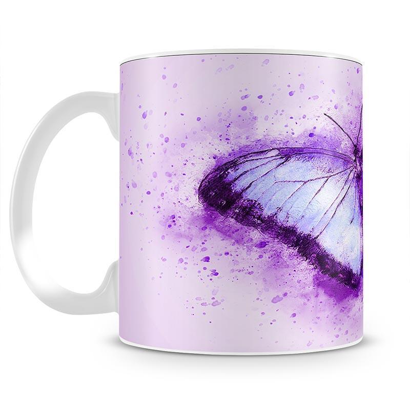 Butterfly Painting Mug - Canvas Art Rocks - 2