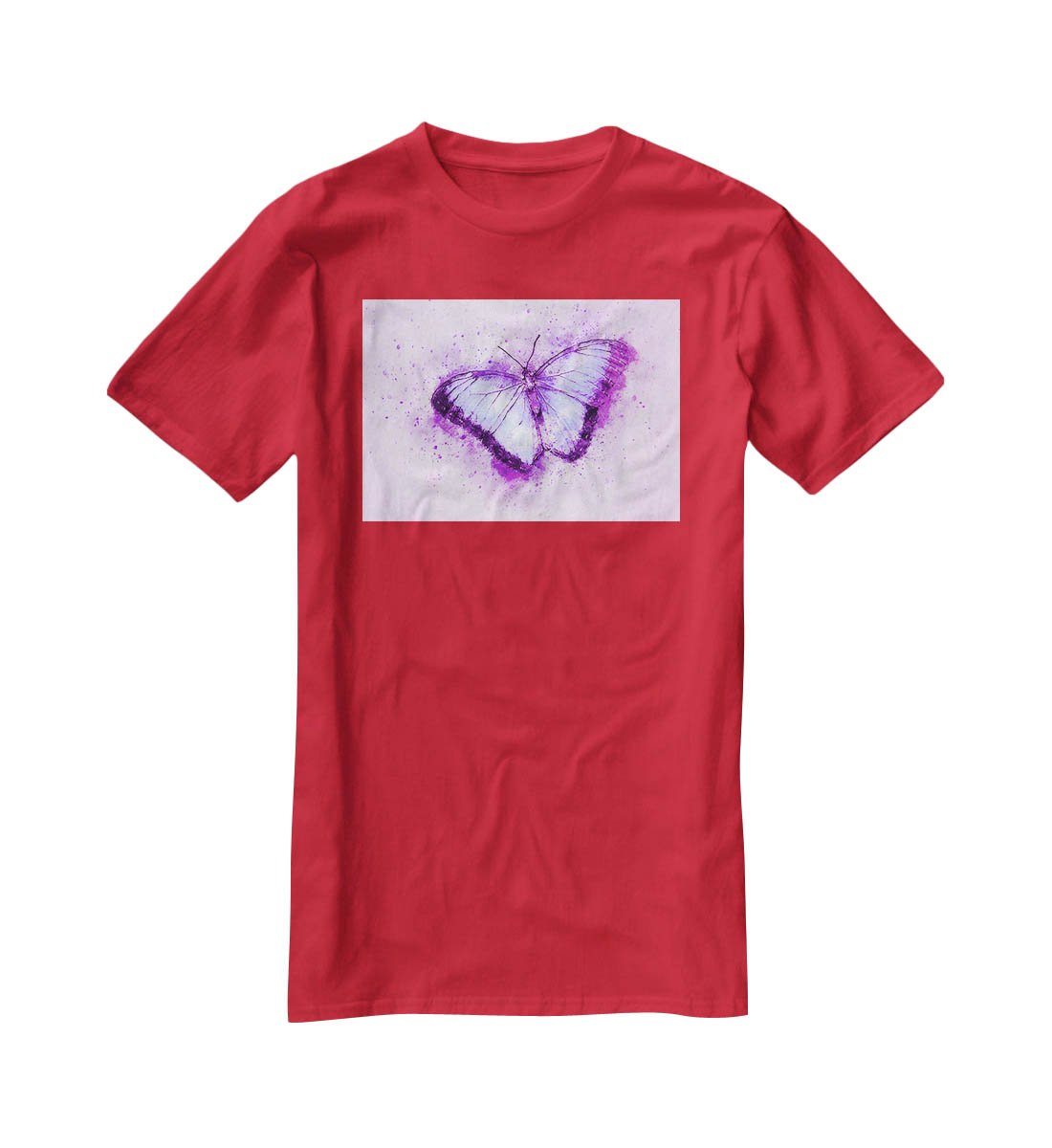 Butterfly Painting T-Shirt - Canvas Art Rocks - 4