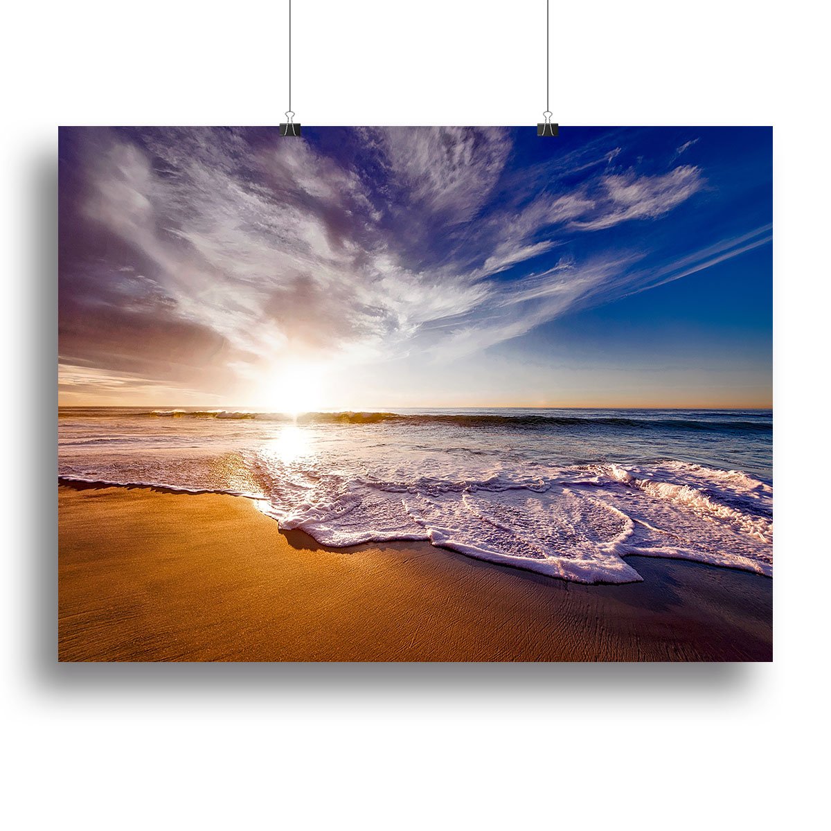 California Beach Canvas Print or Poster