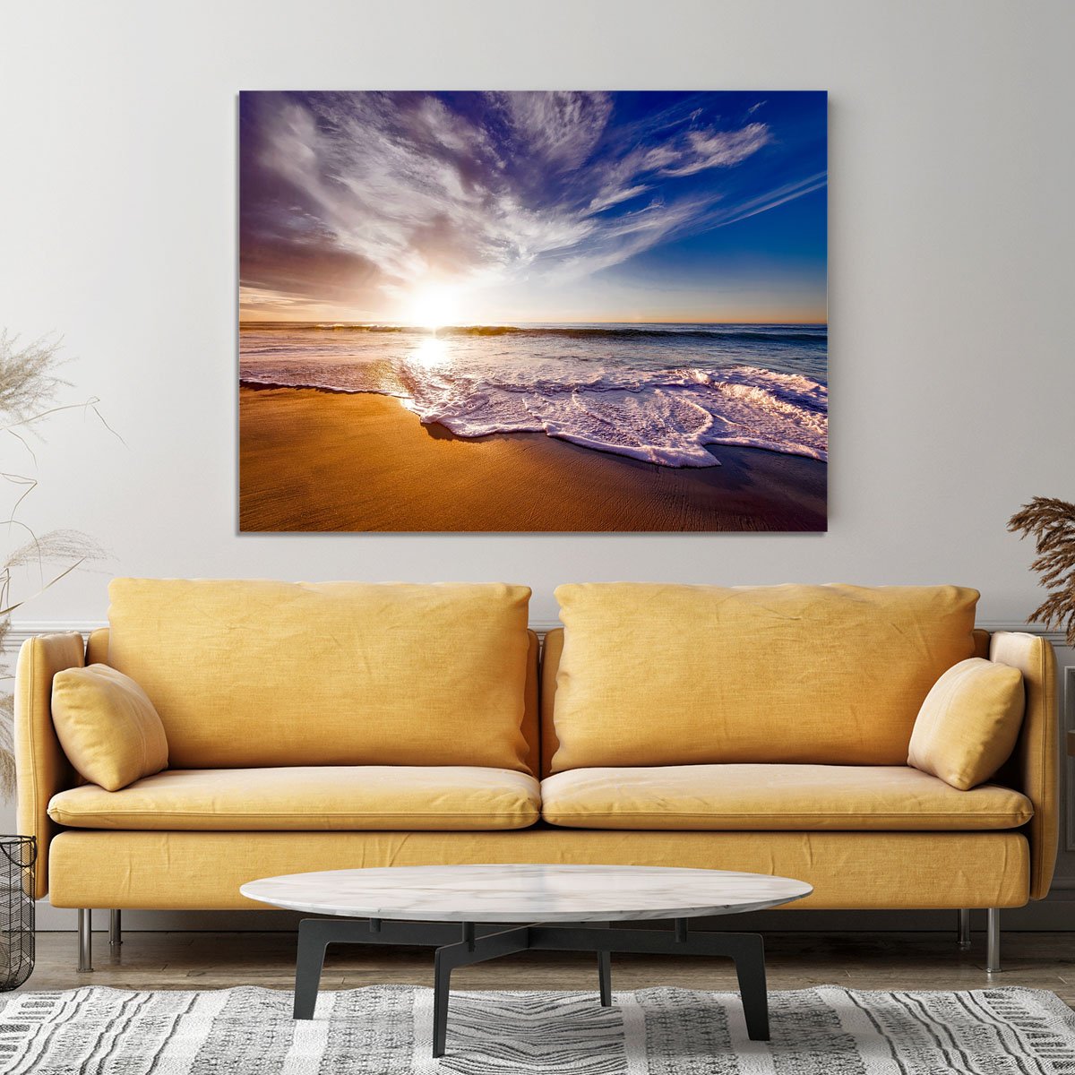 California Beach Canvas Print or Poster