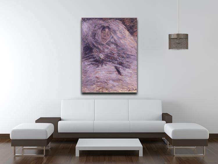 Camille Monet sur son lit de mort by Monet Canvas Print & Poster - Canvas Art Rocks - 4