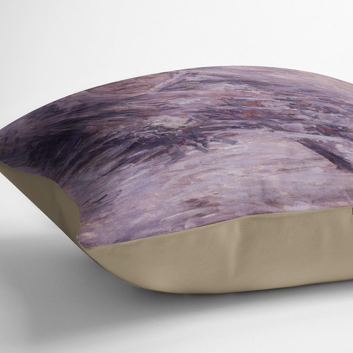 Camille Monet sur son lit de mort by Monet Throw Pillow