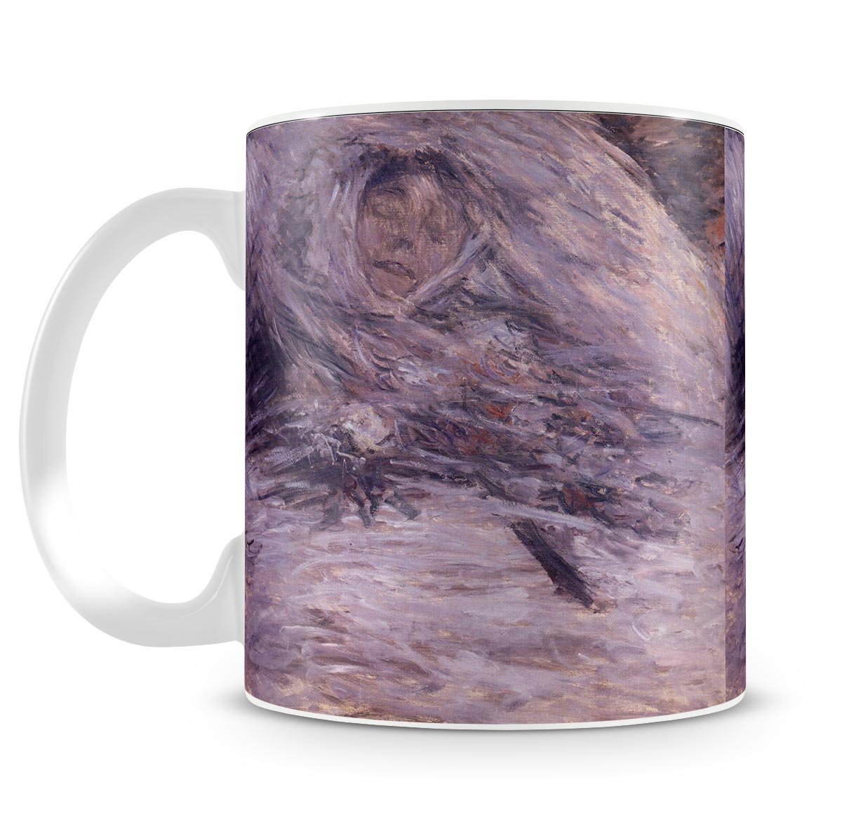 Camille Monet sur son lit de mort by Monet Mug - Canvas Art Rocks - 4