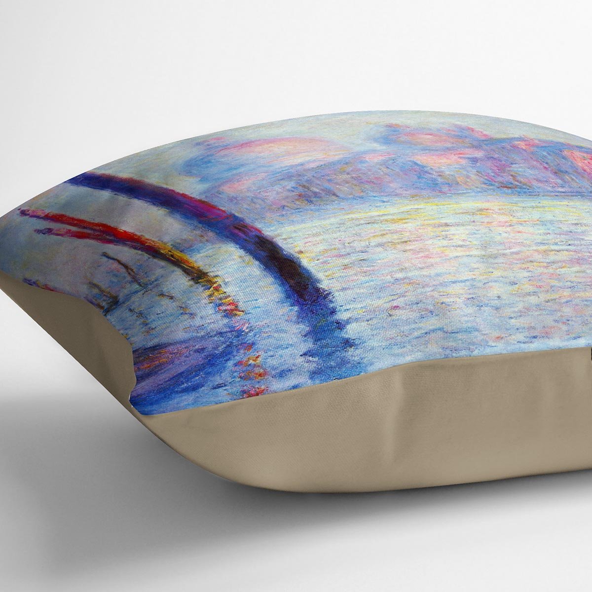 Canal Grand by Monet Throw Pillow