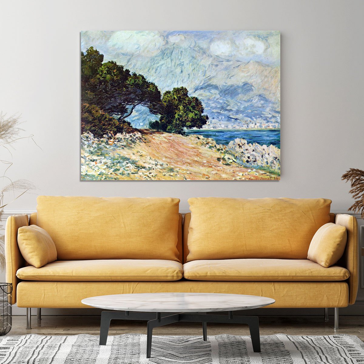 Cape Martin in Menton by Monet Canvas Print or Poster