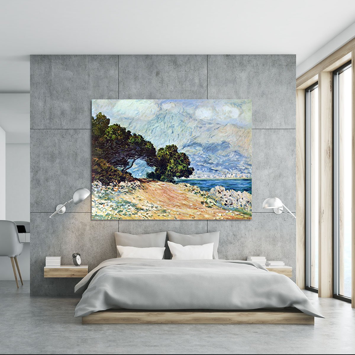 Cape Martin in Menton by Monet Canvas Print or Poster