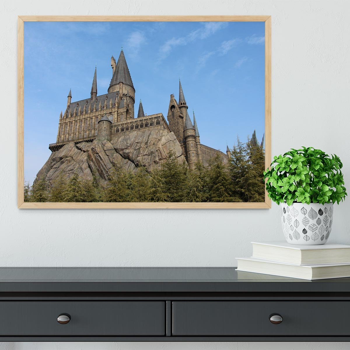 Castle Framed Print - Canvas Art Rocks - 4