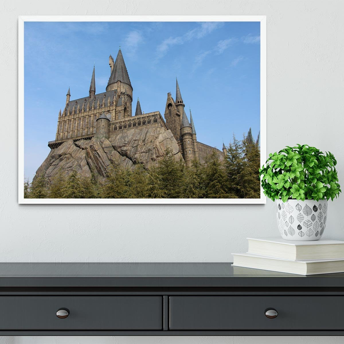 Castle Framed Print - Canvas Art Rocks -6