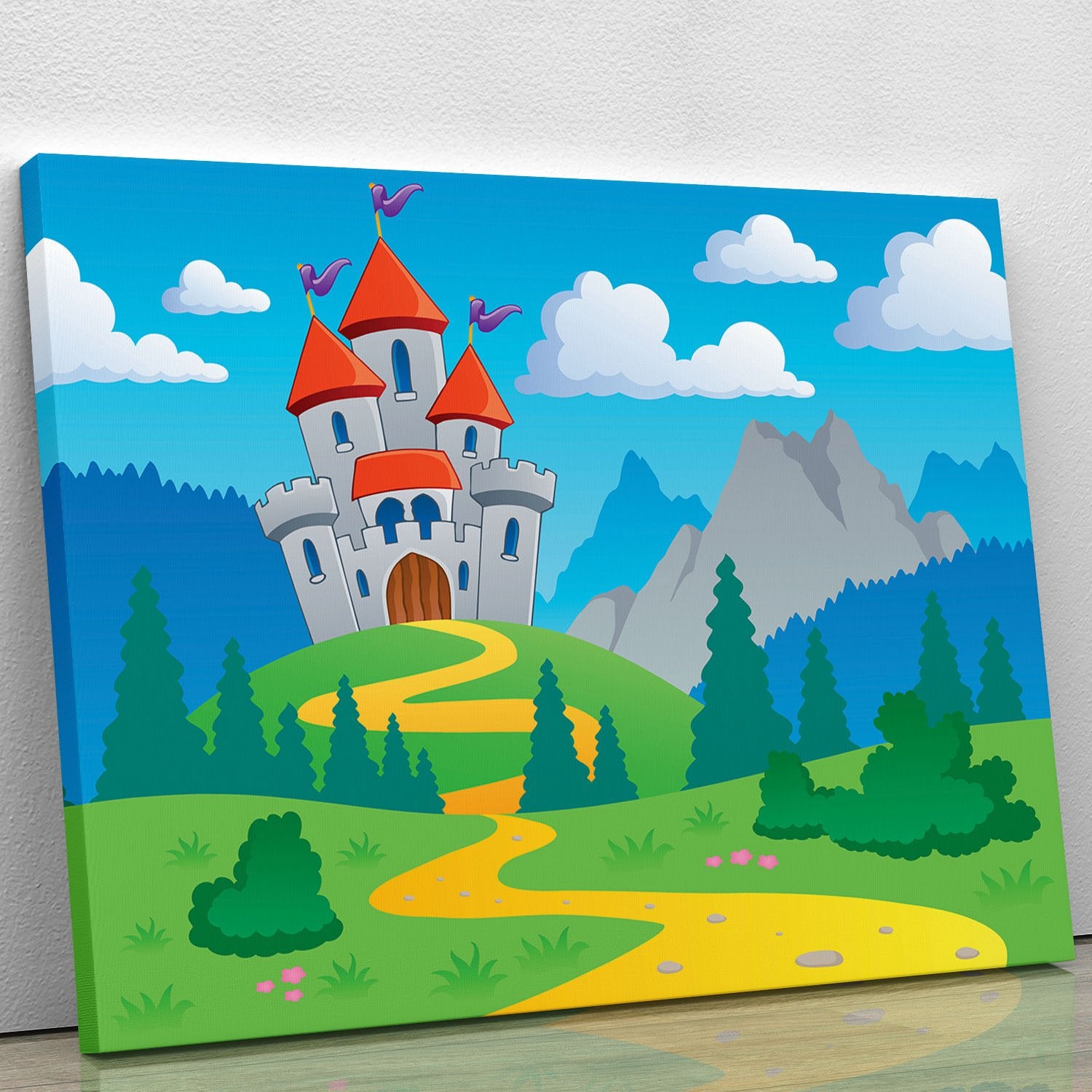 Castle theme landscap Canvas Print or Poster