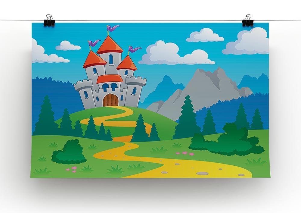 Castle theme landscap Canvas Print or Poster - Canvas Art Rocks - 2