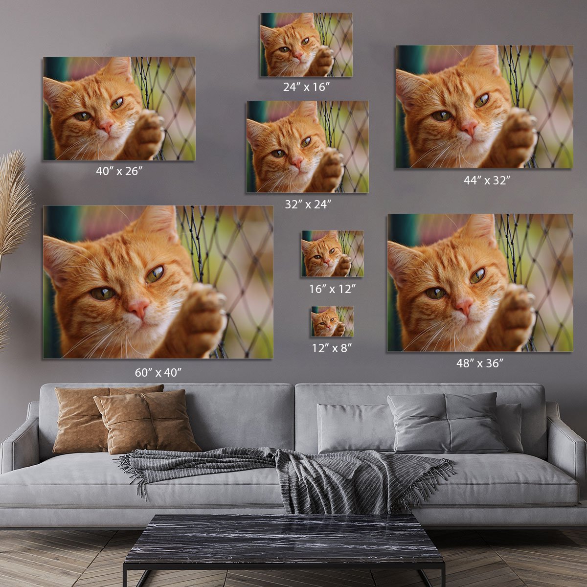 Cat Canvas Print or Poster