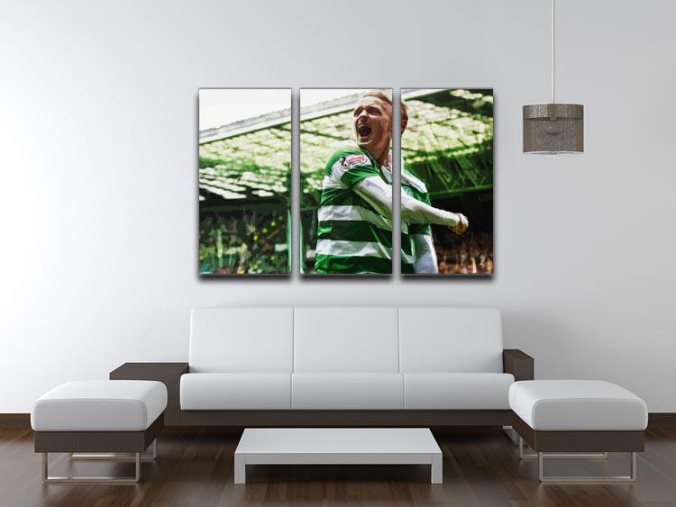 Celtic Leigh Griffiths 3 Split Panel Canvas Print - Canvas Art Rocks - 3