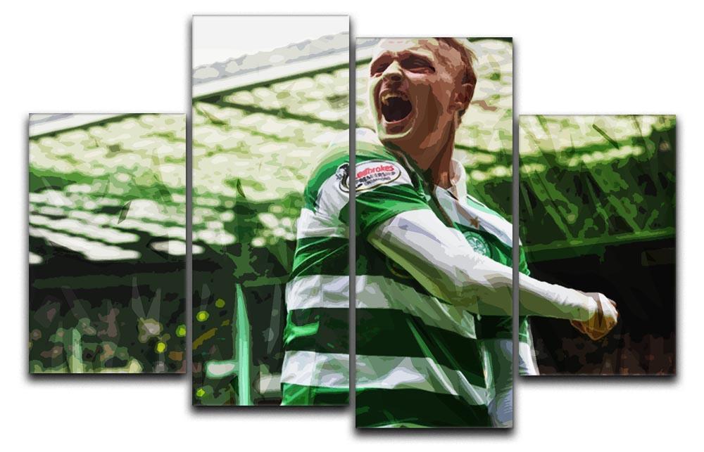 Celtic Leigh Griffiths 4 Split Panel Canvas  - Canvas Art Rocks - 1