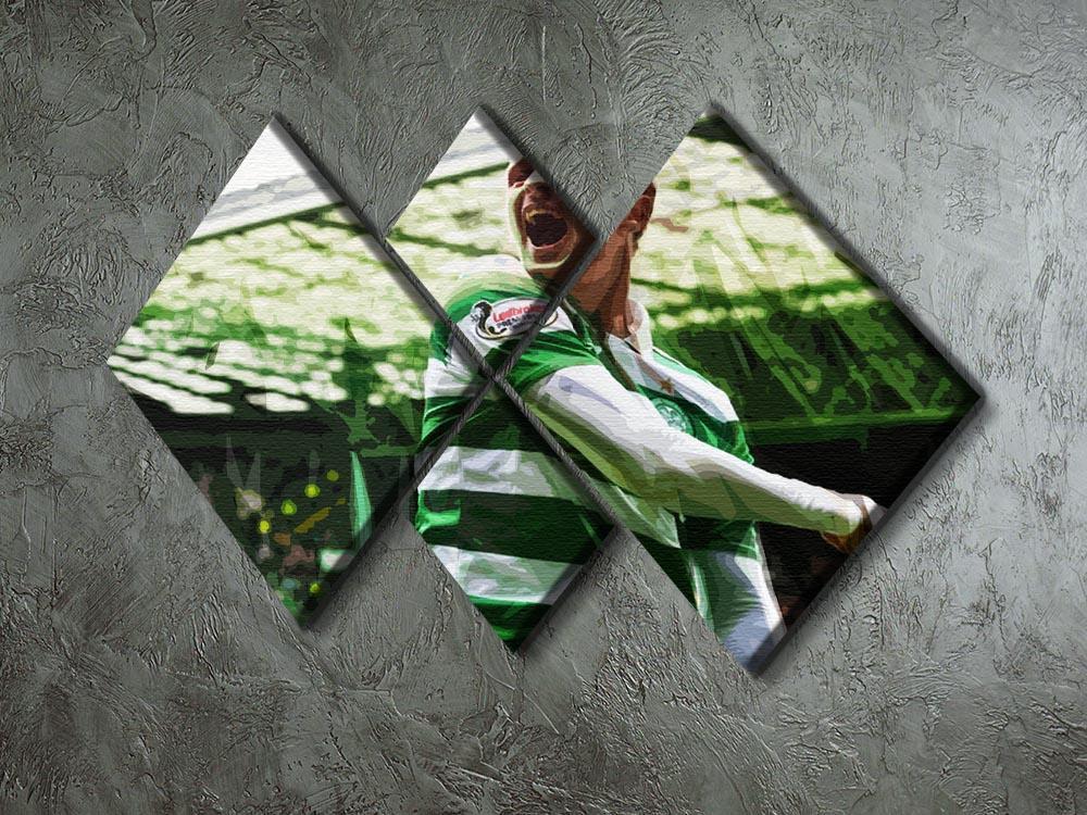 Celtic Leigh Griffiths 4 Square Multi Panel Canvas - Canvas Art Rocks - 2