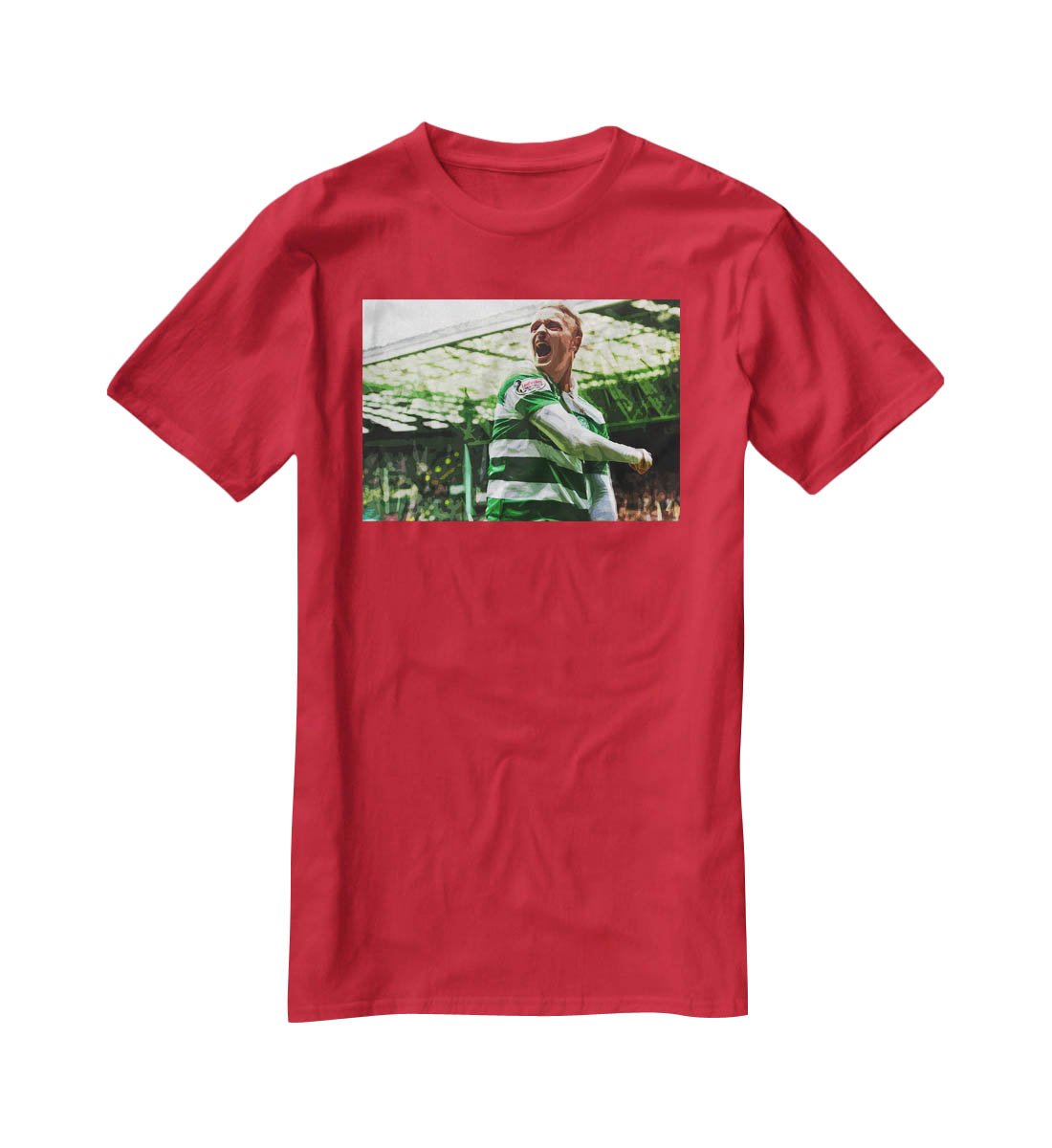 Celtic Leigh Griffiths T-Shirt - Canvas Art Rocks - 4