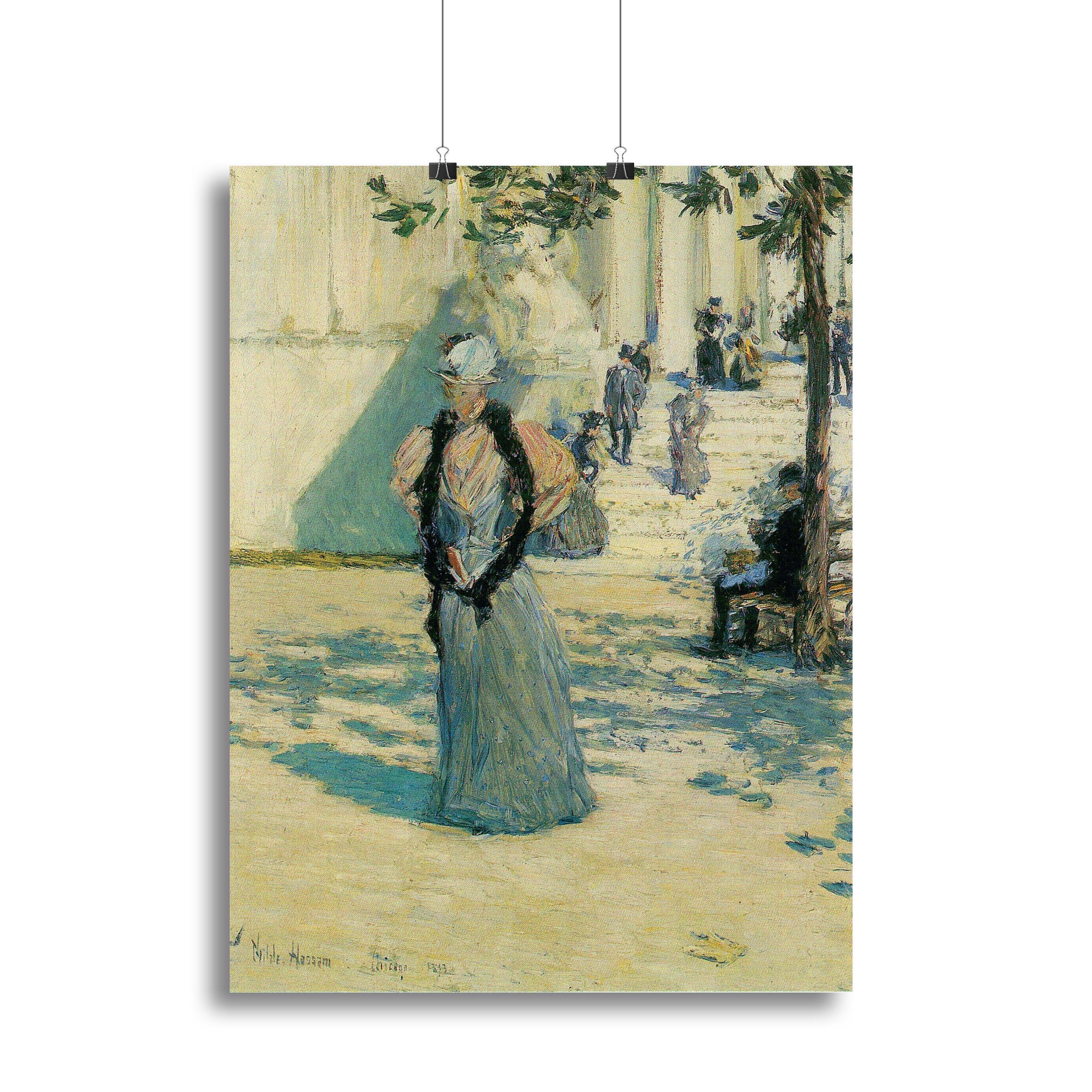 Characters in the sunlight by Hassam Canvas Print or Poster
