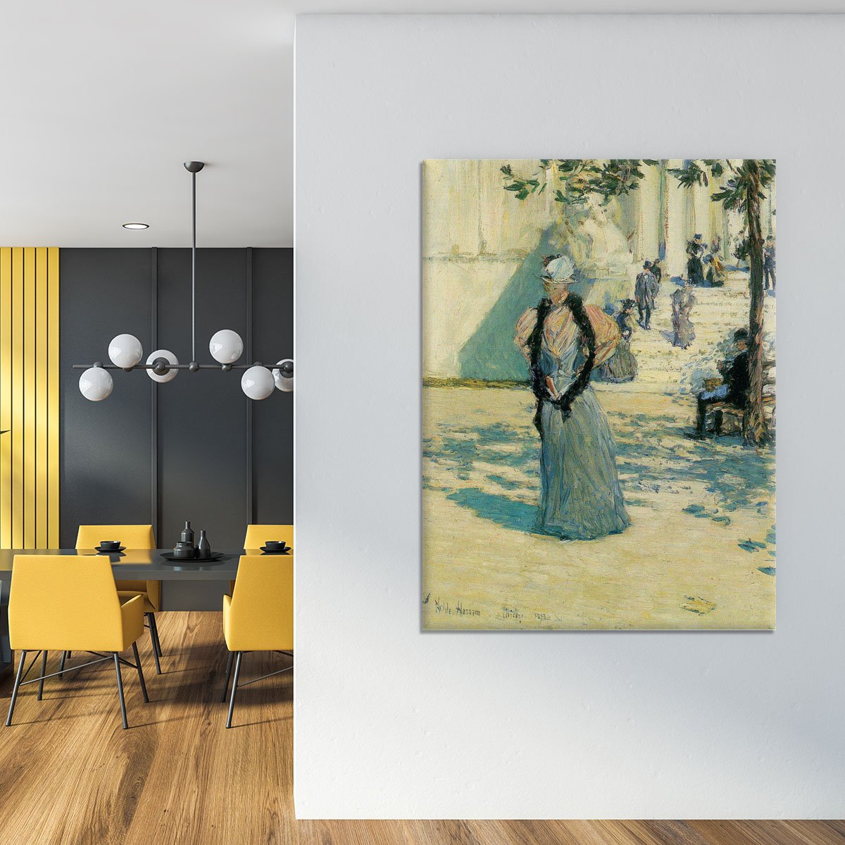 Characters in the sunlight by Hassam Canvas Print or Poster