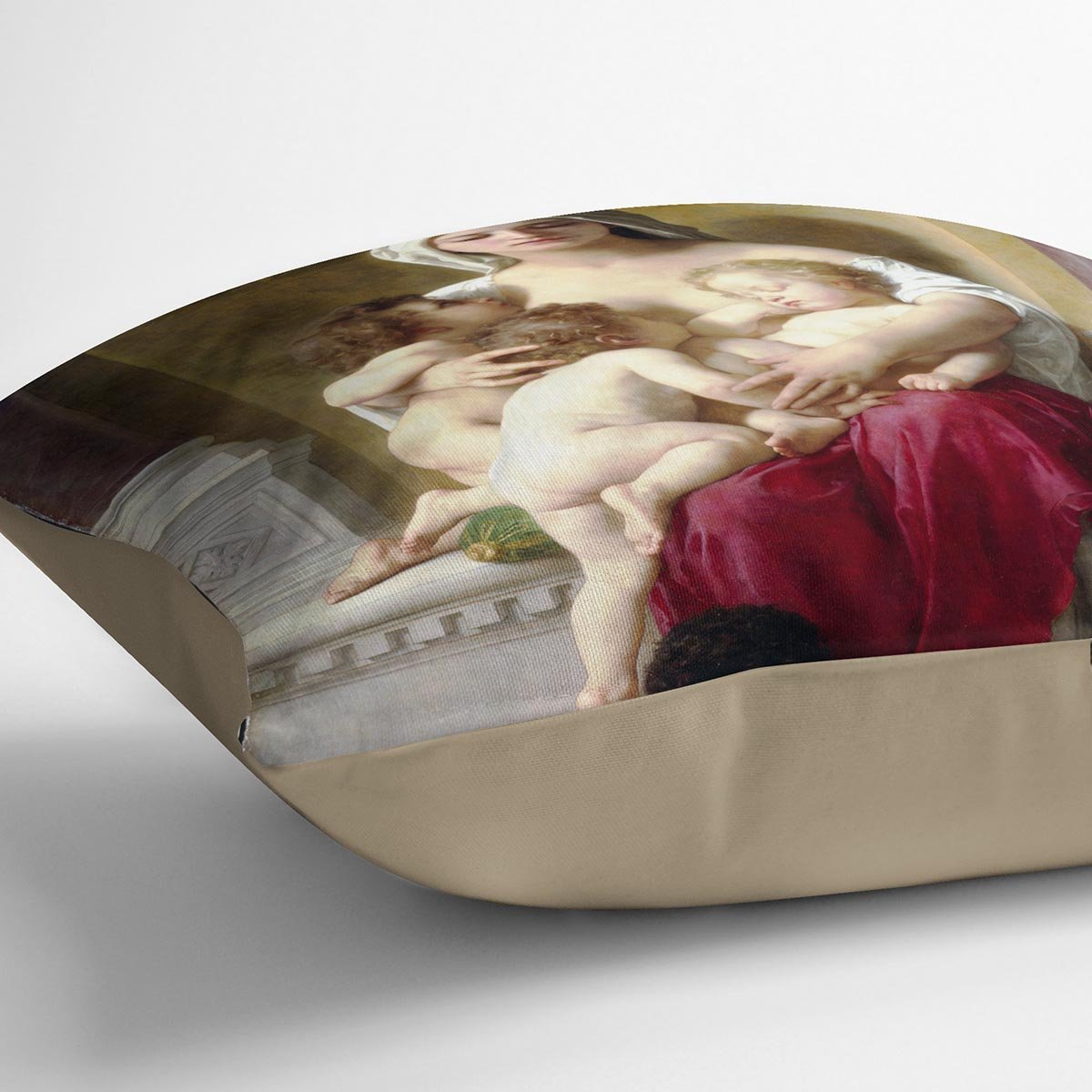 Charity By Bouguereau Throw Pillow