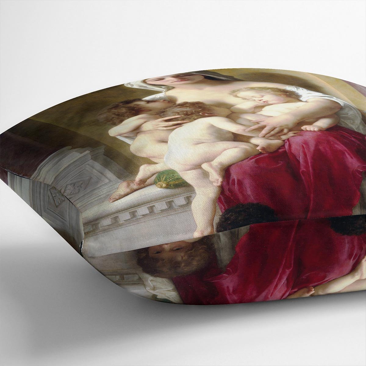 Charity By Bouguereau Throw Pillow