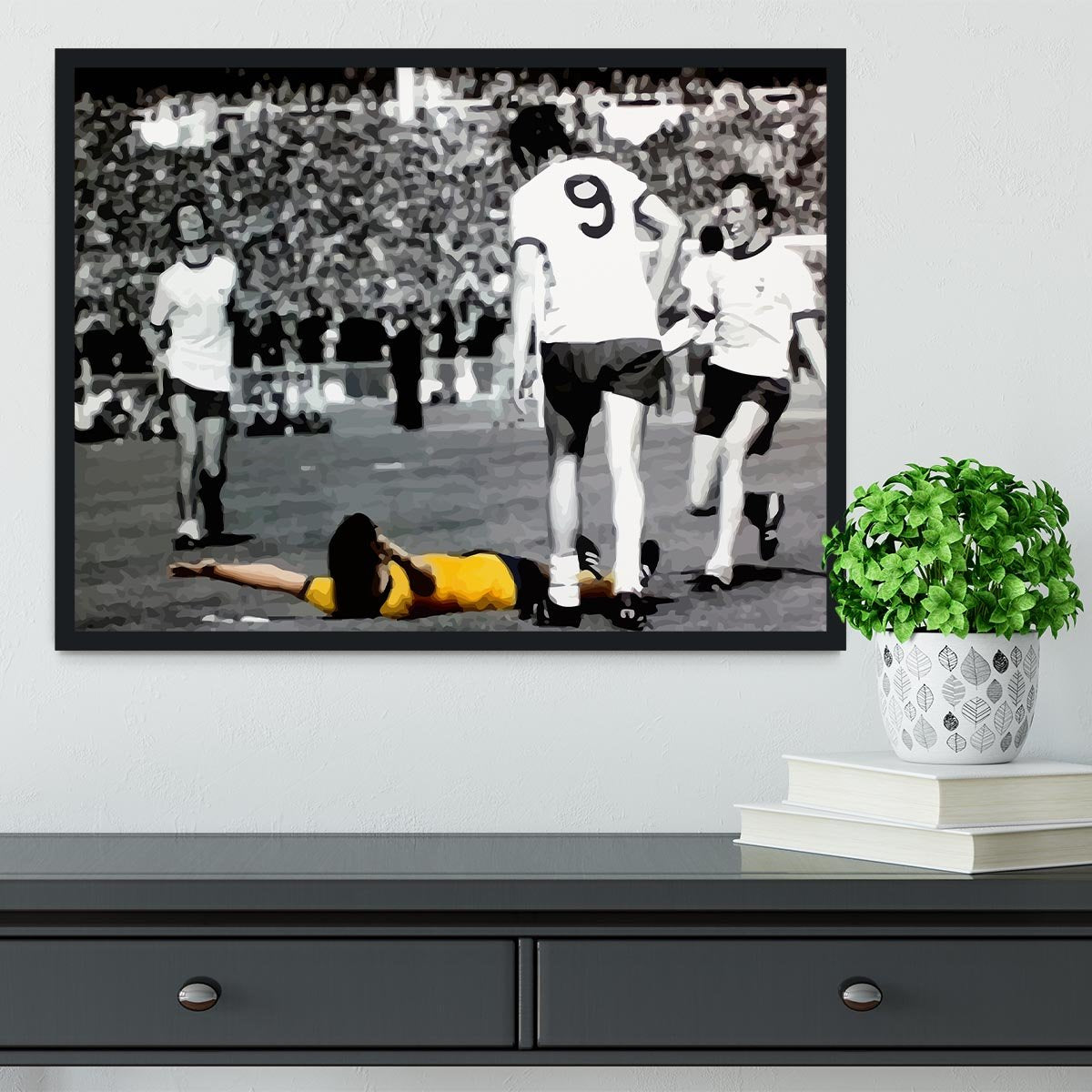 Charlie George Framed Print - Canvas Art Rocks - 2