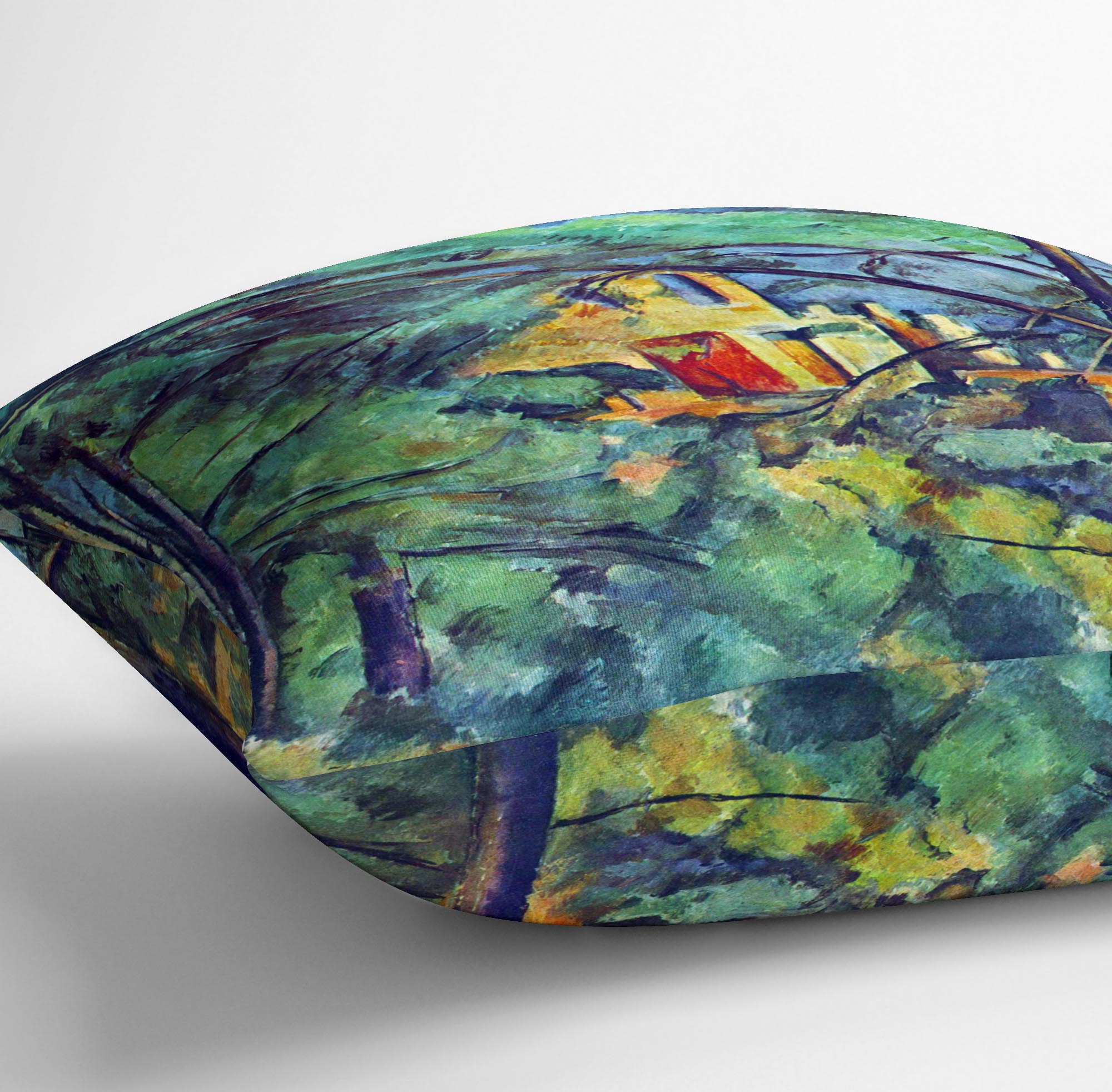 Chateau Noir by Cezanne Cushion - Canvas Art Rocks - 3