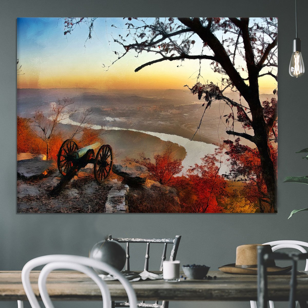 Chattanooga Campaign Painting Canvas Print or Poster