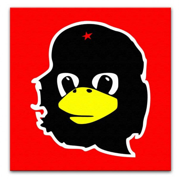 Che Guevara Penguin Print - Canvas Art Rocks