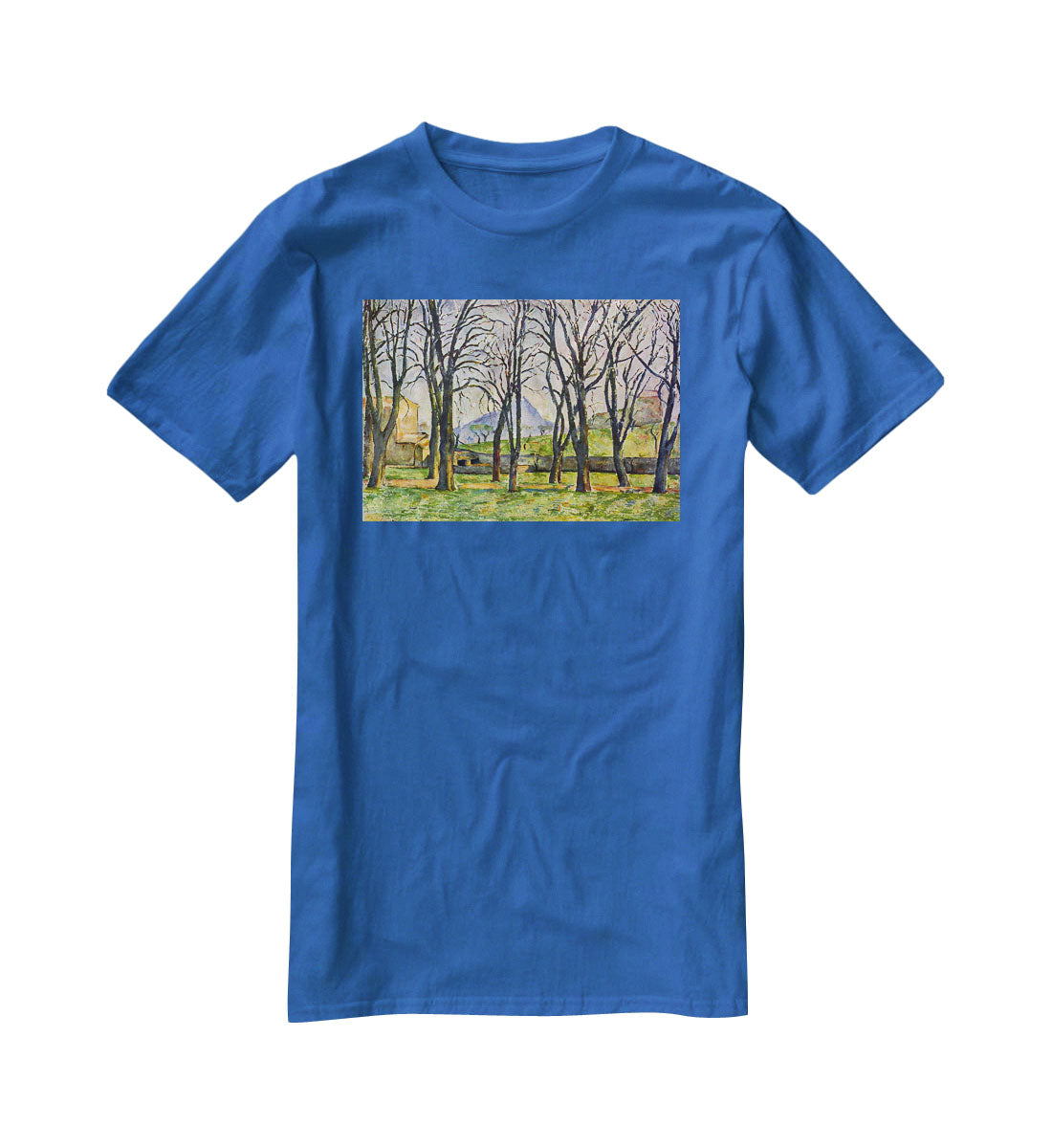 Chestnut Trees in Jas de Bouffan by Cezanne T-Shirt - Canvas Art Rocks - 2