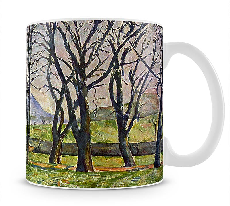 Chestnut Trees in Jas de Bouffan by Cezanne Mug - Canvas Art Rocks - 1