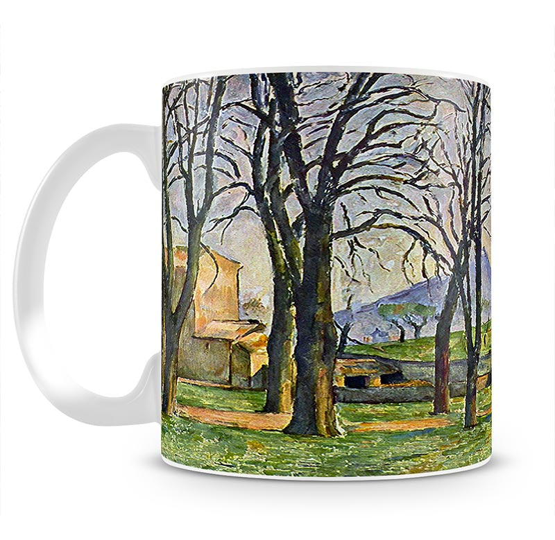 Chestnut Trees in Jas de Bouffan by Cezanne Mug - Canvas Art Rocks - 1