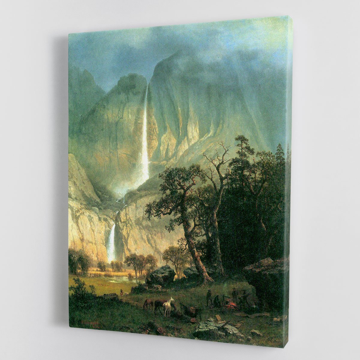 Cho-Looke Yosemite Watterfall by Bierstadt Canvas Print or Poster