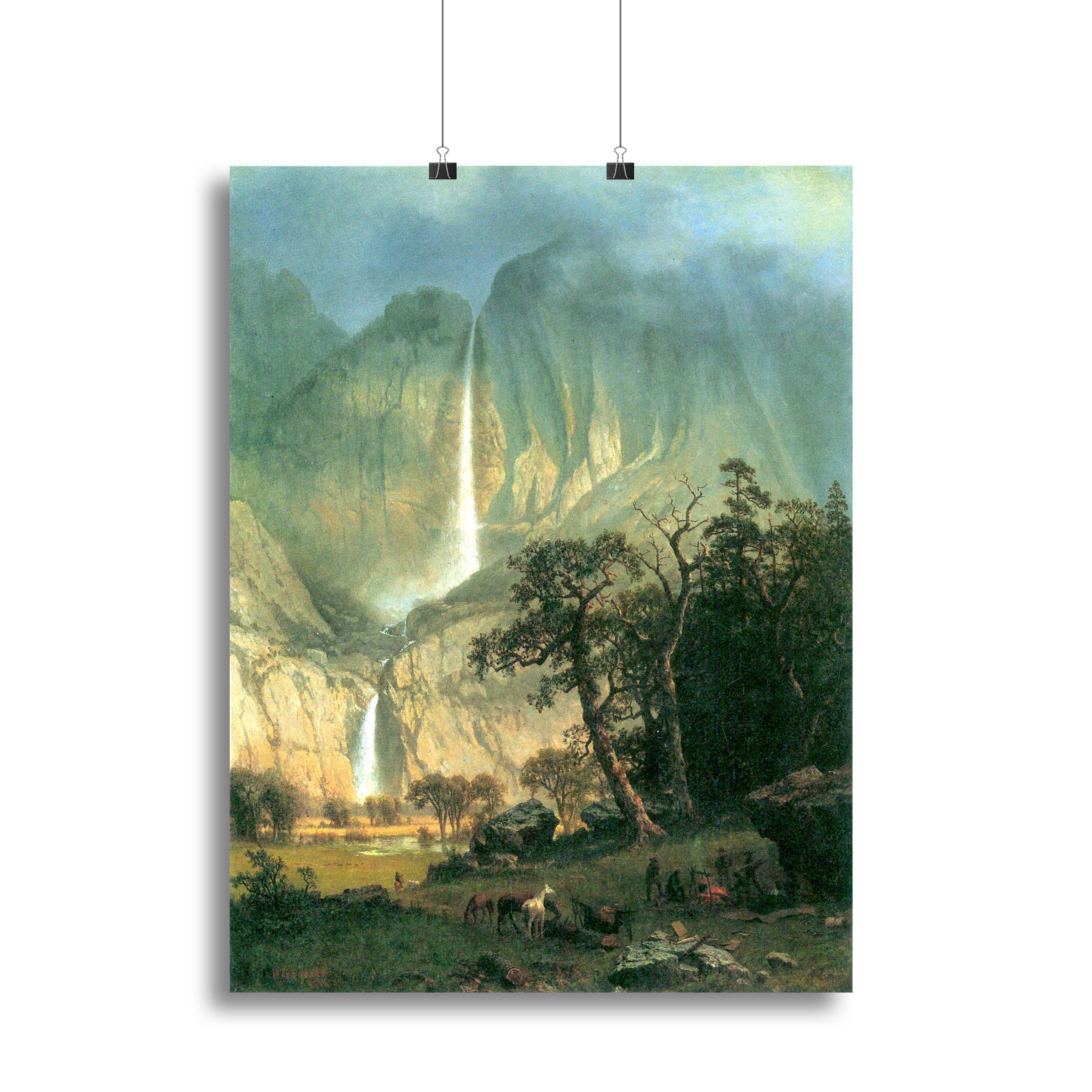 Cho-Looke Yosemite Watterfall by Bierstadt Canvas Print or Poster