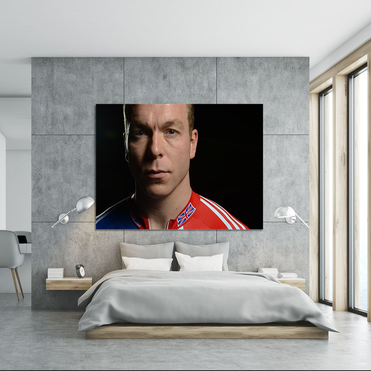Chris Hoy 2012 Canvas Print or Poster