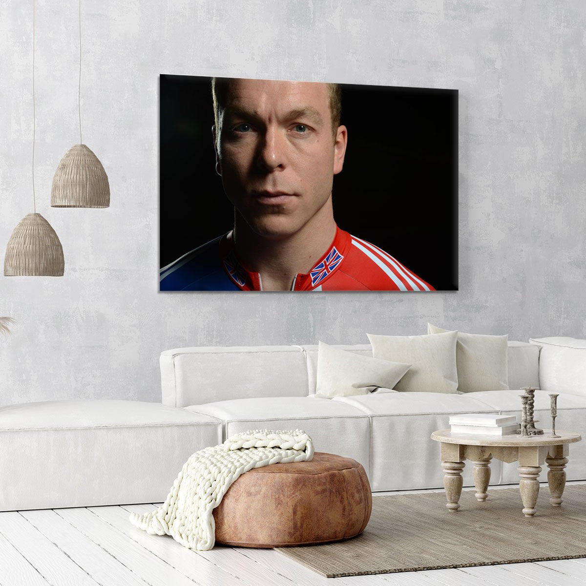 Chris Hoy 2012 Canvas Print or Poster