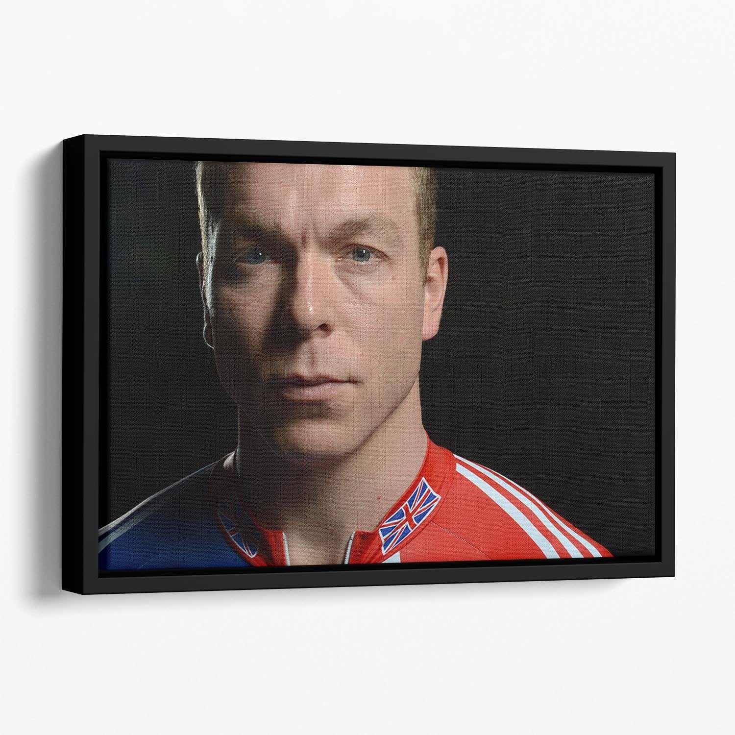 Chris Hoy 2012 Floating Framed Canvas - Canvas Art Rocks - 1