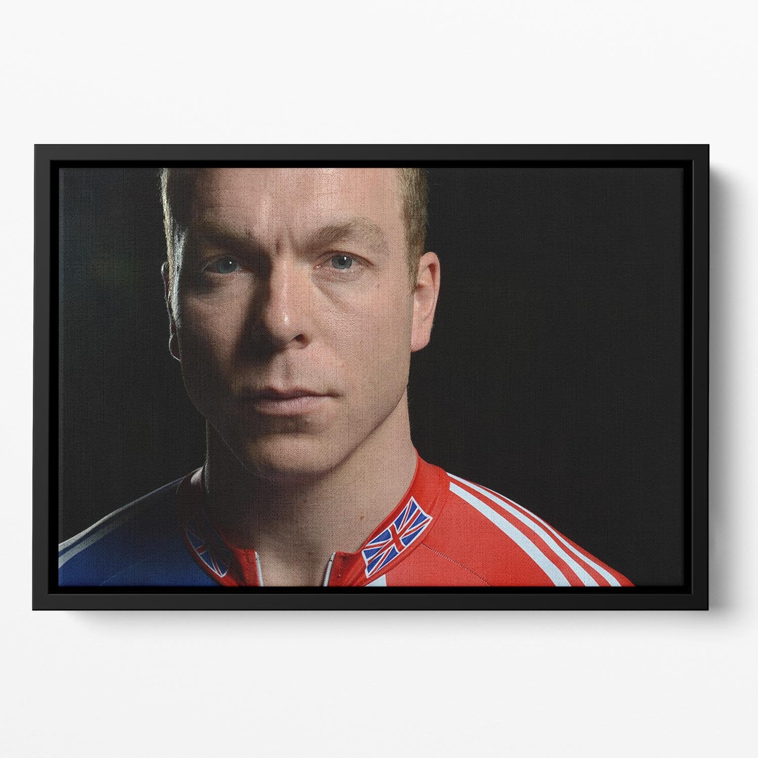 Chris Hoy 2012 Floating Framed Canvas - Canvas Art Rocks - 2