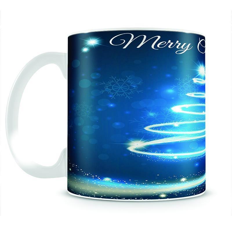 Christmas Blue Tree Mug - Canvas Art Rocks - 2