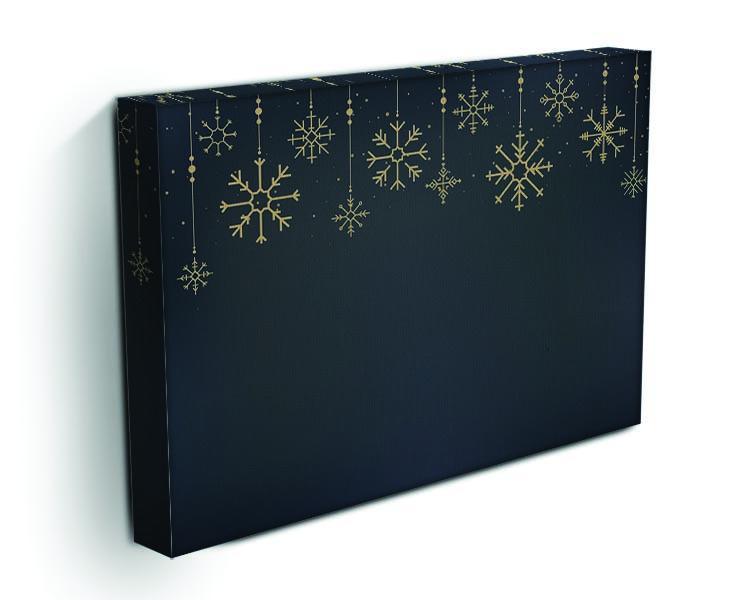Christmas Gold Snowflake Canvas Print or Poster - Canvas Art Rocks - 3