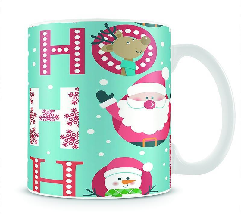 Christmas Ho Ho Ho Mug - Canvas Art Rocks - 1