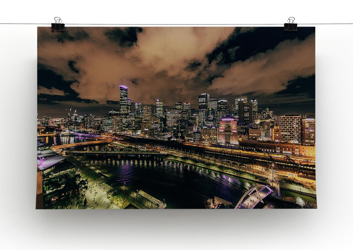 Cityscape Print - Canvas Art Rocks - 2