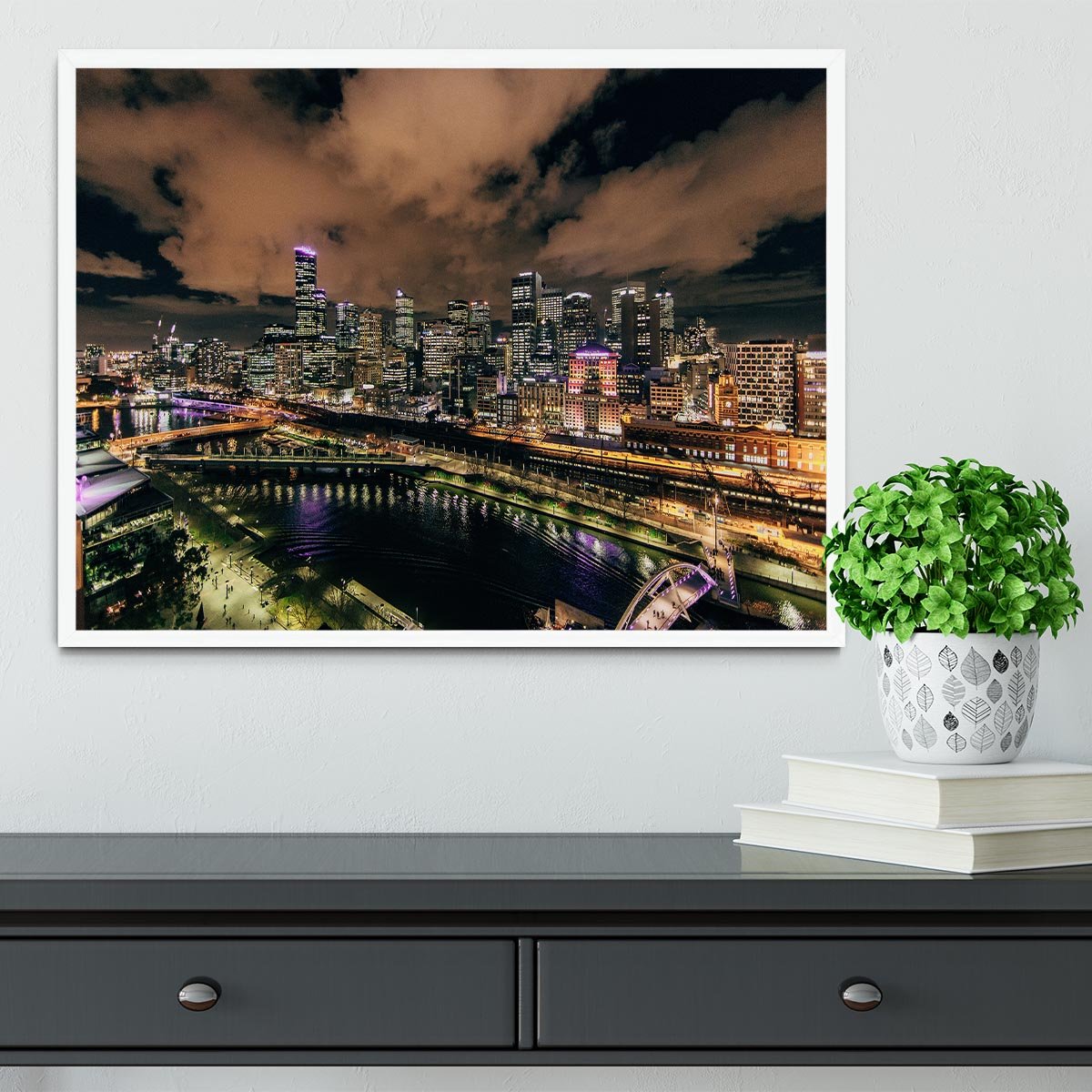 Cityscape Framed Print - Canvas Art Rocks -6