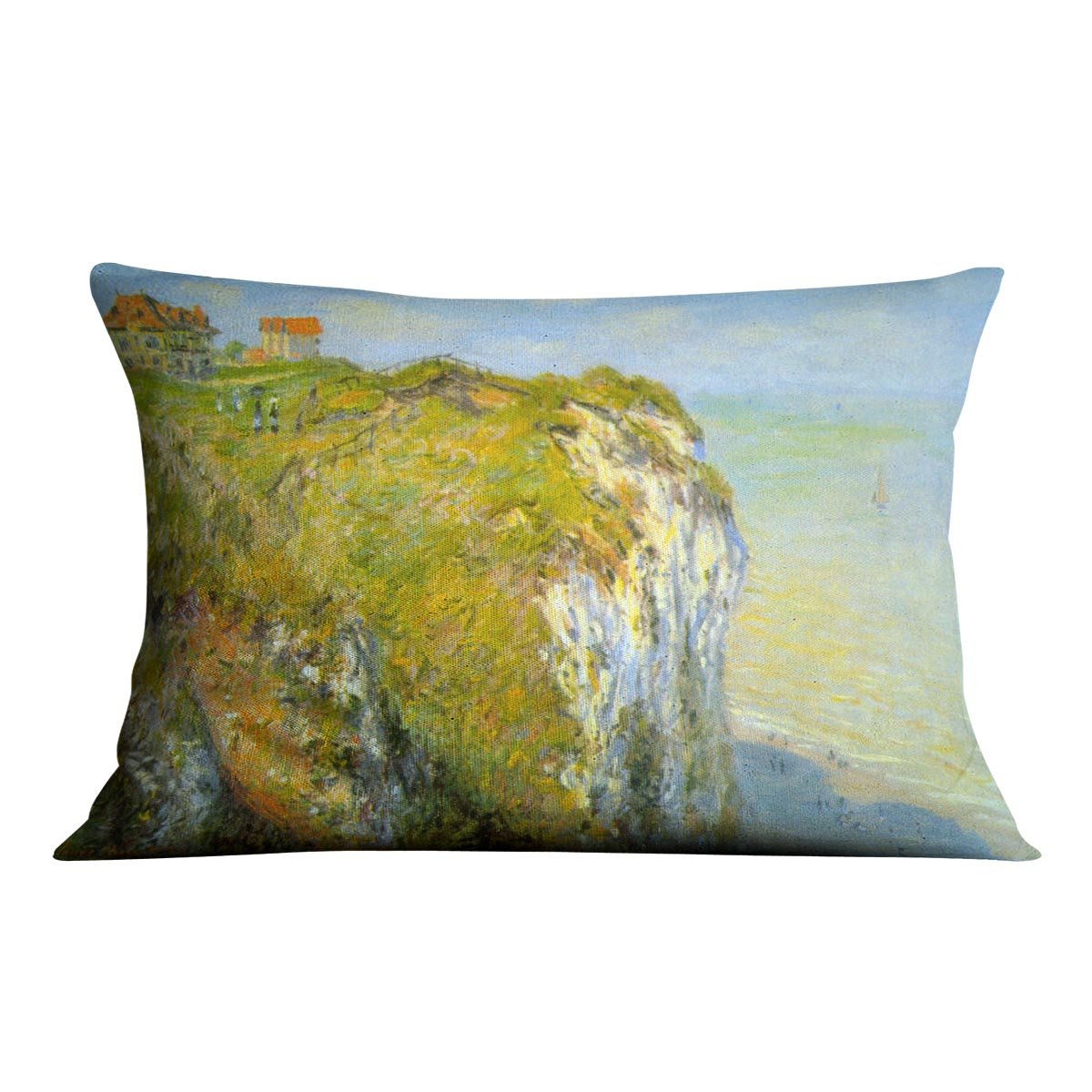 Cliffs by Monet Throw Pillow