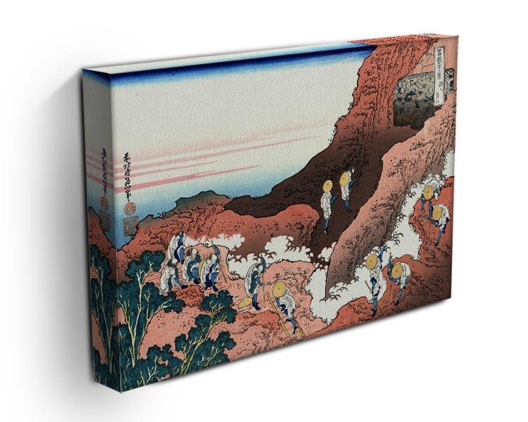Climbing on Mt. Fuji by Hokusai Canvas Print or Poster - Canvas Art Rocks - 3